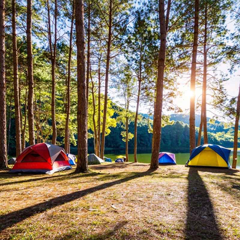 Itens de acampamento