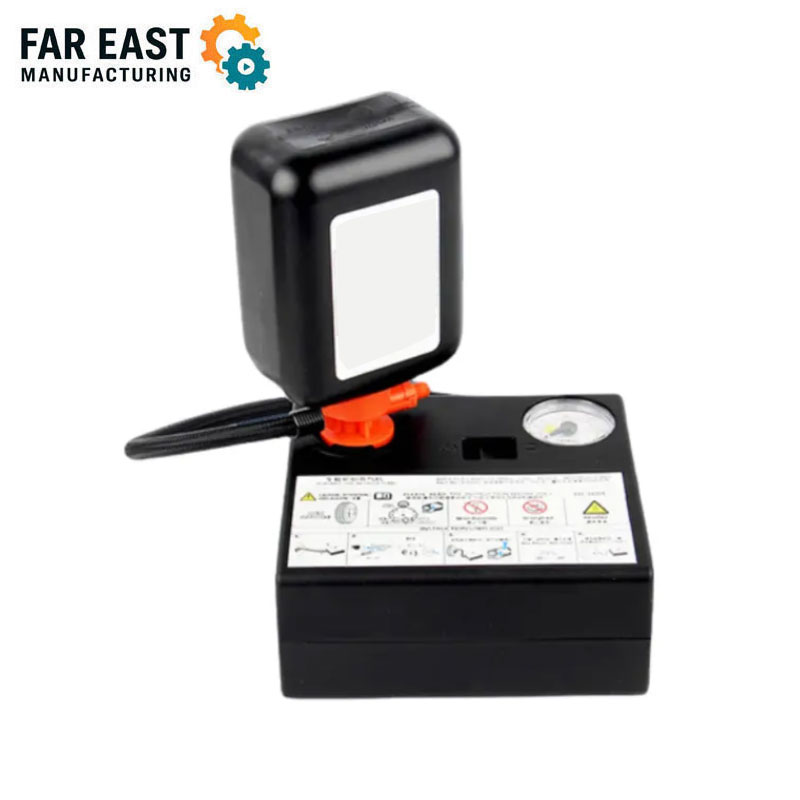 Inflador portátil de pneus de carro elétrico com selante